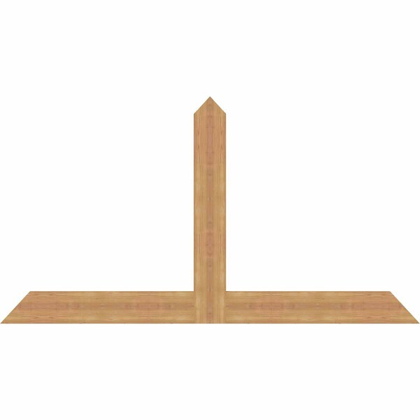 Ekena Millwork Portland Timber Gable Bracket, Western Red Cedar, 72"W x 39"H x 1 1/2"D x 5 1/2"F, 13/12 Pitch GBW072X39X0206POR00SWR - main
